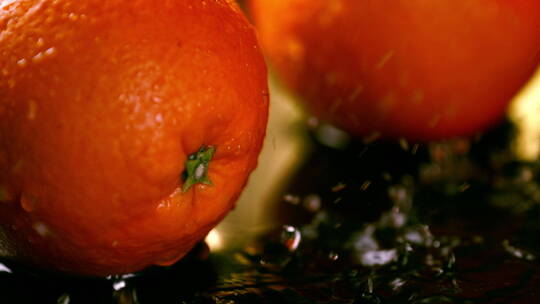 橙子水花广告素材