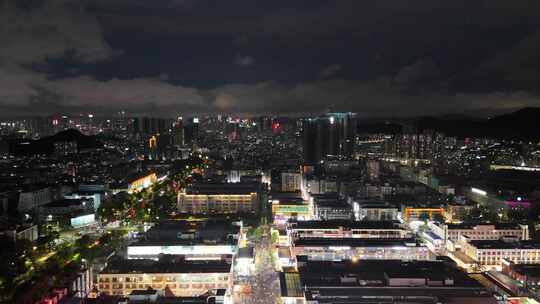 广东深圳龙华区城市建设航拍