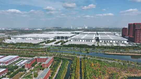 航拍天津国家会展中心