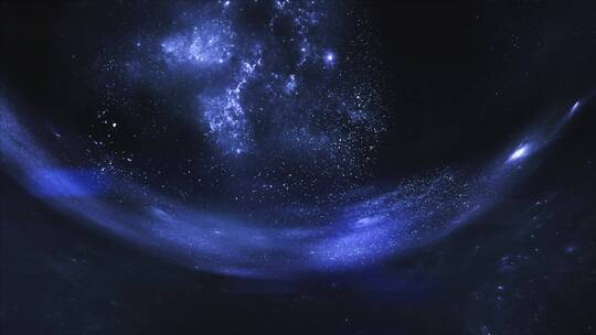 太空中银河系的星星视频素材模板下载