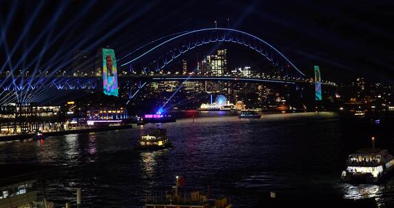 悉尼海港大桥夜景