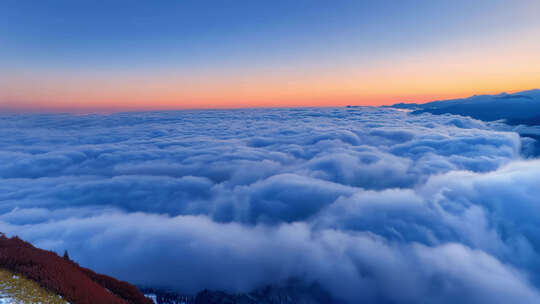 美丽仙境高山云海