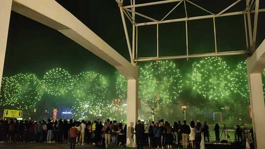 香港2023年底跨年烟花