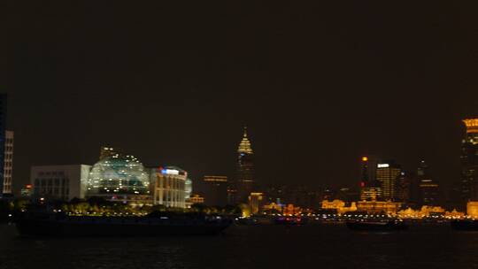 上海外滩，陆家嘴夜景