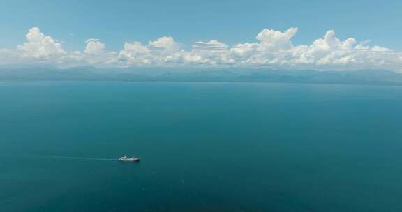 菲律宾棉兰老岛空中无人机海景