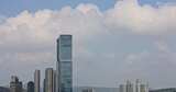蓝天白云苏州高新区CBD建筑城市风光高清在线视频素材下载