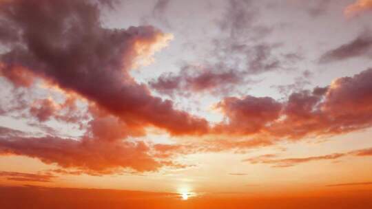 日出日落朝霞晚霞黄昏夕阳太阳阳光穿透云层