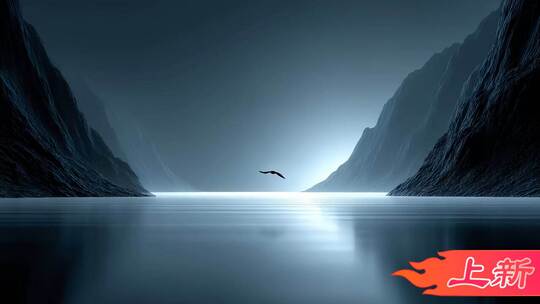 雄鹰展翅翱翔天际 自由飞翔气势磅礴