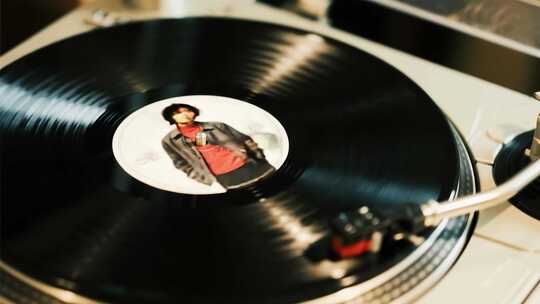 黑胶唱片特写