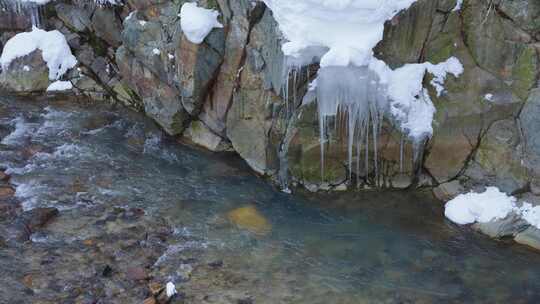 冰山下的河流