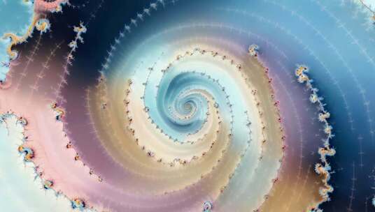 抽象螺旋图案动态素材