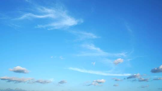 天空云朵延时蓝天白云延时夏天唯美天空云层