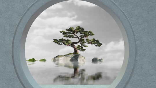 禅意空间地产意境时间变换光影变化