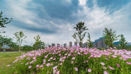 湖南省衡阳市城市风光延时摄影