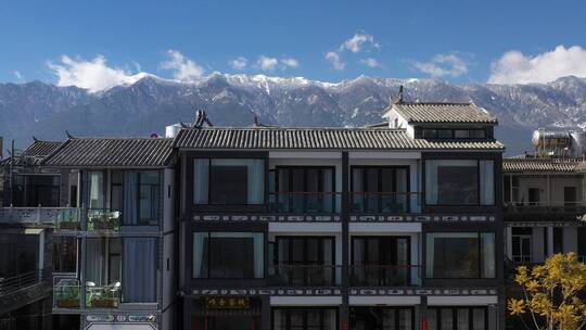 云南大理洱海海景苍山高原大山青山雪山