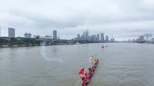 中国广东省广州市珠江端午招景