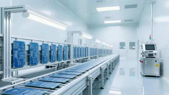 无尘车间电子产品生产线