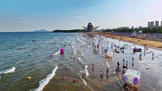 青岛海水浴场青岛金沙滩