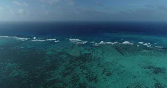 三沙群岛七连屿海洋永兴岛航拍