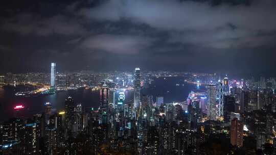香港繁华夜景