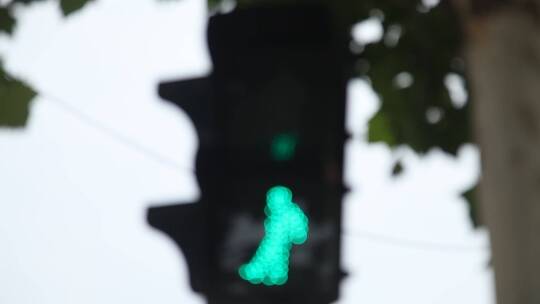 红绿灯交通信号灯视频素材模板下载