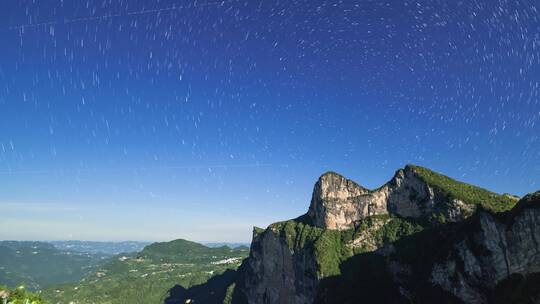 4k星空夜景延时