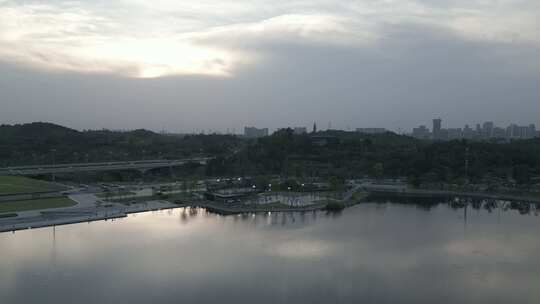 天府新区 兴隆湖 城市 湖景 大湖