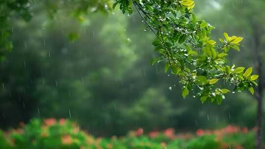 谷雨惊蛰春天春分蜗牛昆虫苏醒视频素材模板下载