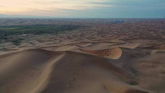 阿拉善腾格里沙漠直飞航拍视频