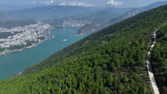 长江三峡巫山段素材