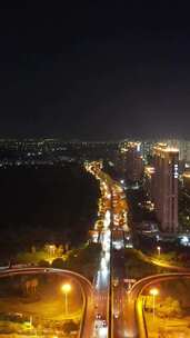 竖版视频福建莆田东园东路夜景莆田夜景