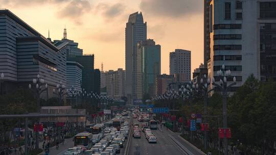 昆明城市夜景昆明街景