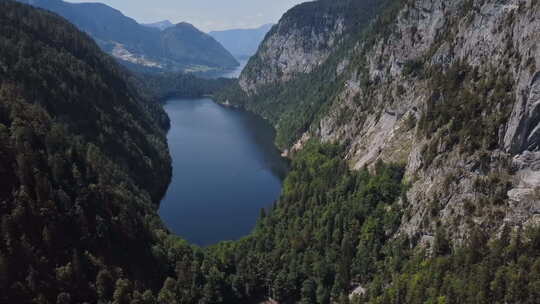 奥地利托普利茨湖的天线视频素材模板下载