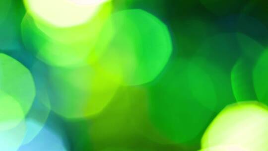 绿色虚幻光点光斑动态背景 (6)