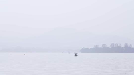 水墨西湖风景