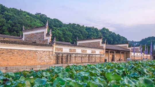 湖南省湘乡曾国藩故居景点延时摄影