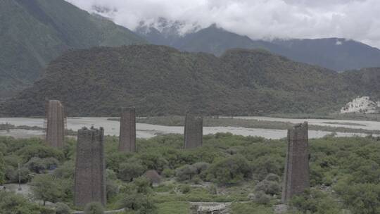 20200624 西藏 暴雨 米娅娅口湖泊 彩虹 湖水 4k _0441