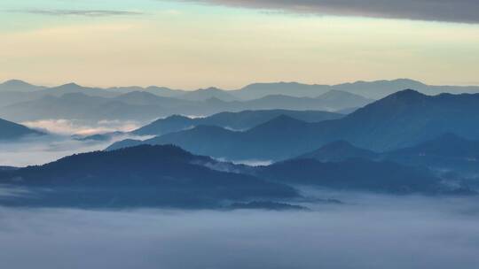 唯美禅意云雾山景