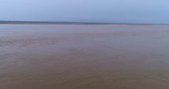 黄河 宽阔 主河道 河面 黄河水 水流 旋涡