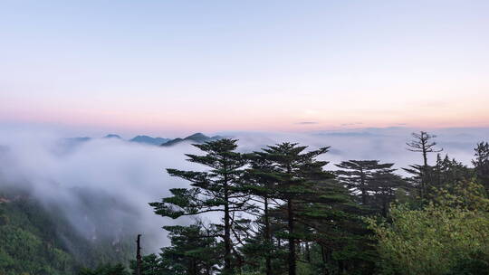 【延时】日出山顶 唯美云雾