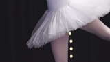 女人芭蕾天鹅湖梦幻慢动作光影素材高清在线视频素材下载