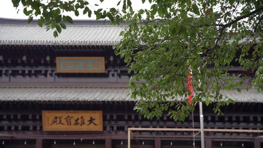 杭州大兜路香积寺禅院建筑视频