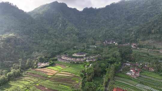 巴厘岛某轻奢高级酒店环境实拍航拍4K