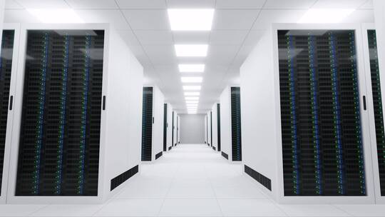 大型服务器机房 数据中心视频素材模板下载