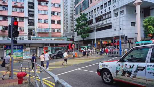 【正版素材】香港城市街道