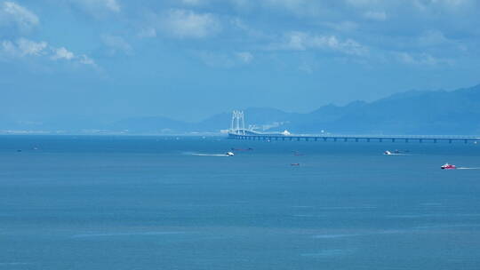 港珠澳大桥中国结航拍