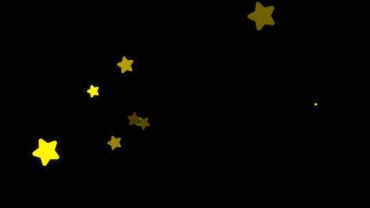 星星动态装饰元素视频
