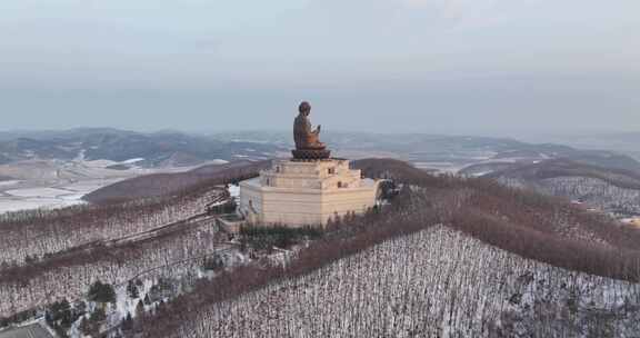 正觉寺金鼎大佛航拍