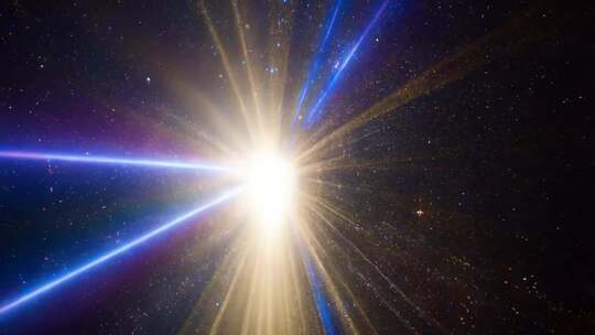 星空闪耀光芒特效