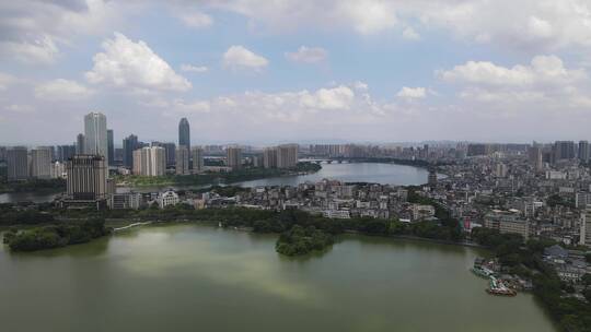 惠州城市风光航拍